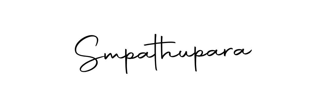 The best way (Autography-DOLnW) to make a short signature is to pick only two or three words in your name. The name Smpathupara include a total of six letters. For converting this name. Smpathupara signature style 10 images and pictures png