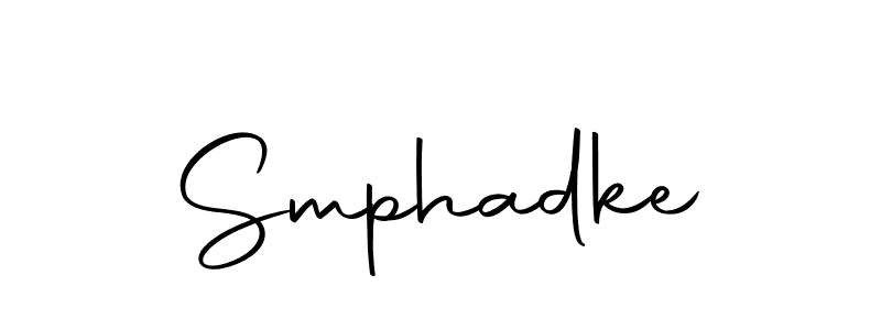 How to make Smphadke signature? Autography-DOLnW is a professional autograph style. Create handwritten signature for Smphadke name. Smphadke signature style 10 images and pictures png