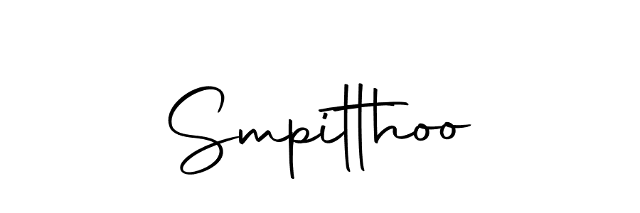 Make a beautiful signature design for name Smpitthoo. With this signature (Autography-DOLnW) style, you can create a handwritten signature for free. Smpitthoo signature style 10 images and pictures png
