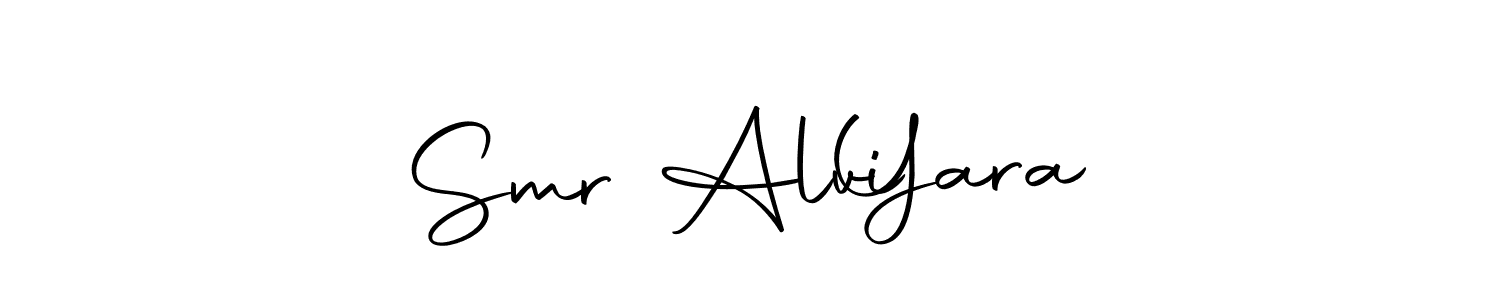 How to make Smr Alvi   Yara signature? Autography-DOLnW is a professional autograph style. Create handwritten signature for Smr Alvi   Yara name. Smr Alvi   Yara signature style 10 images and pictures png