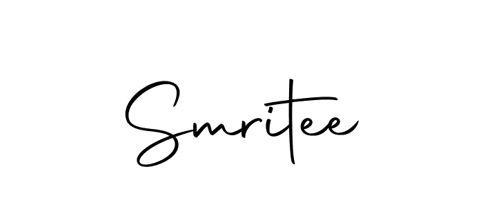 Make a beautiful signature design for name Smritee. With this signature (Autography-DOLnW) style, you can create a handwritten signature for free. Smritee signature style 10 images and pictures png