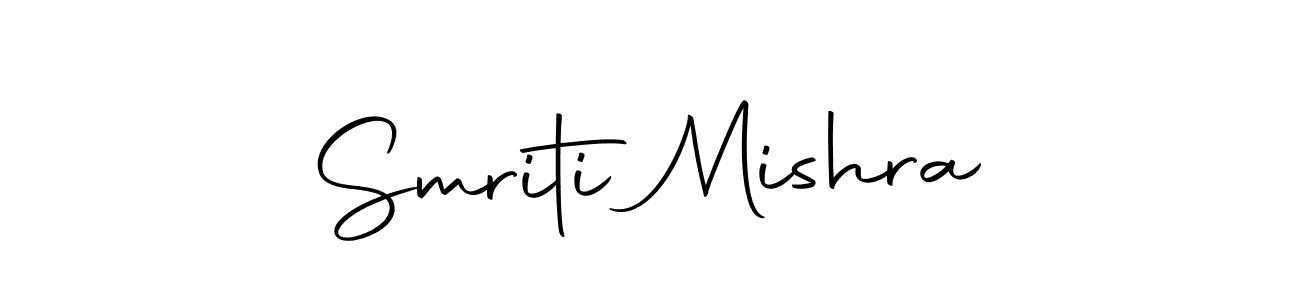 Use a signature maker to create a handwritten signature online. With this signature software, you can design (Autography-DOLnW) your own signature for name Smriti Mishra. Smriti Mishra signature style 10 images and pictures png