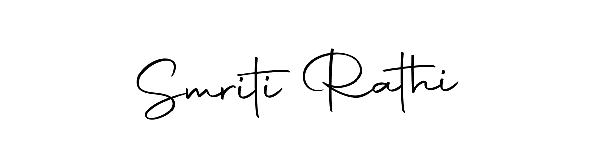 Make a beautiful signature design for name Smriti Rathi. Use this online signature maker to create a handwritten signature for free. Smriti Rathi signature style 10 images and pictures png