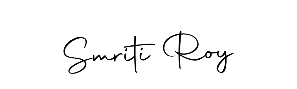 How to make Smriti Roy name signature. Use Autography-DOLnW style for creating short signs online. This is the latest handwritten sign. Smriti Roy signature style 10 images and pictures png