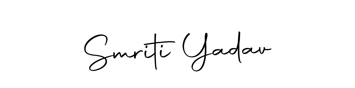 You can use this online signature creator to create a handwritten signature for the name Smriti Yadav. This is the best online autograph maker. Smriti Yadav signature style 10 images and pictures png