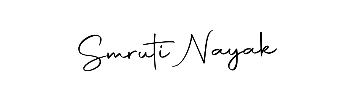 How to make Smruti Nayak signature? Autography-DOLnW is a professional autograph style. Create handwritten signature for Smruti Nayak name. Smruti Nayak signature style 10 images and pictures png