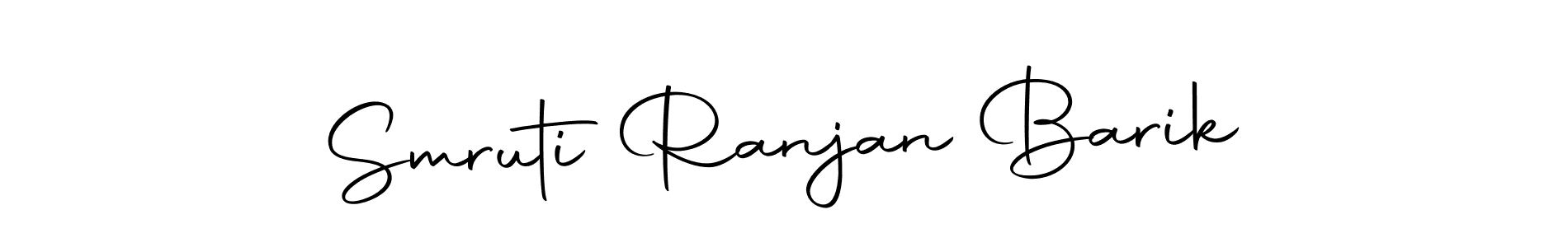 Make a short Smruti Ranjan Barik signature style. Manage your documents anywhere anytime using Autography-DOLnW. Create and add eSignatures, submit forms, share and send files easily. Smruti Ranjan Barik signature style 10 images and pictures png