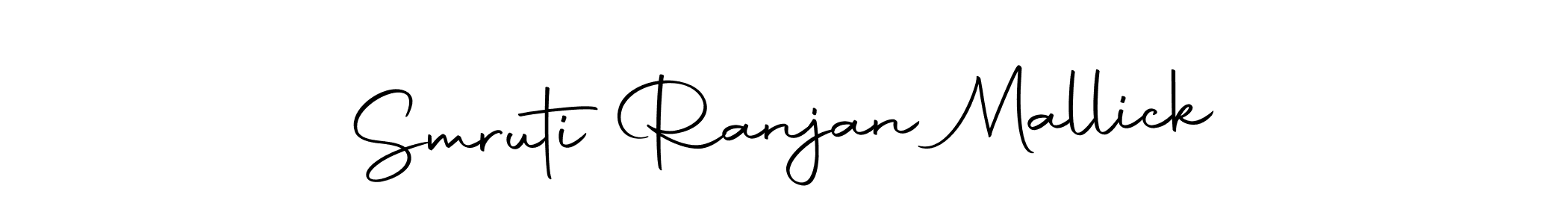 Use a signature maker to create a handwritten signature online. With this signature software, you can design (Autography-DOLnW) your own signature for name Smruti Ranjan Mallick. Smruti Ranjan Mallick signature style 10 images and pictures png