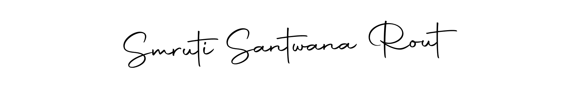 Design your own signature with our free online signature maker. With this signature software, you can create a handwritten (Autography-DOLnW) signature for name Smruti Santwana Rout. Smruti Santwana Rout signature style 10 images and pictures png