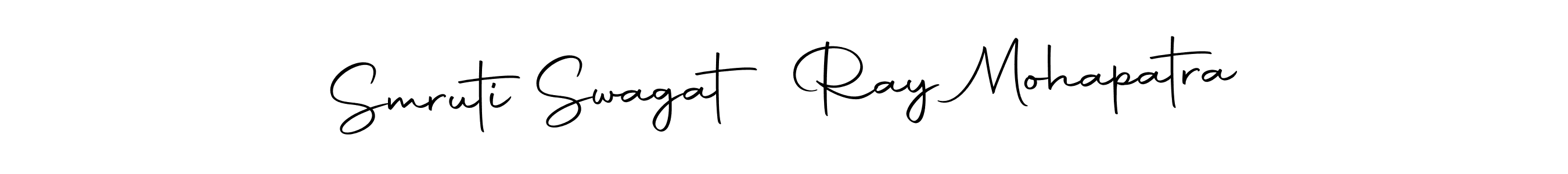 It looks lik you need a new signature style for name Smruti Swagat Ray Mohapatra. Design unique handwritten (Autography-DOLnW) signature with our free signature maker in just a few clicks. Smruti Swagat Ray Mohapatra signature style 10 images and pictures png