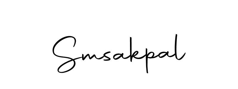 Use a signature maker to create a handwritten signature online. With this signature software, you can design (Autography-DOLnW) your own signature for name Smsakpal. Smsakpal signature style 10 images and pictures png