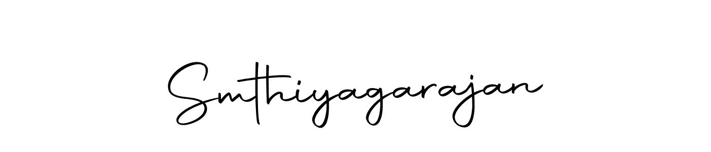 Make a beautiful signature design for name Smthiyagarajan. With this signature (Autography-DOLnW) style, you can create a handwritten signature for free. Smthiyagarajan signature style 10 images and pictures png