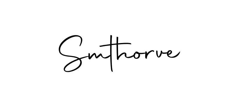 You should practise on your own different ways (Autography-DOLnW) to write your name (Smthorve) in signature. don't let someone else do it for you. Smthorve signature style 10 images and pictures png