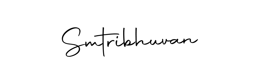 Create a beautiful signature design for name Smtribhuvan. With this signature (Autography-DOLnW) fonts, you can make a handwritten signature for free. Smtribhuvan signature style 10 images and pictures png