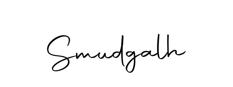 How to make Smudgalh name signature. Use Autography-DOLnW style for creating short signs online. This is the latest handwritten sign. Smudgalh signature style 10 images and pictures png