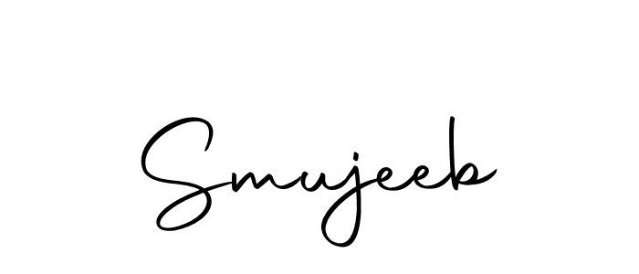 Design your own signature with our free online signature maker. With this signature software, you can create a handwritten (Autography-DOLnW) signature for name Smujeeb. Smujeeb signature style 10 images and pictures png