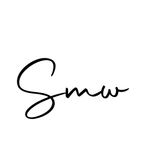 Design your own signature with our free online signature maker. With this signature software, you can create a handwritten (Autography-DOLnW) signature for name Smw. Smw signature style 10 images and pictures png