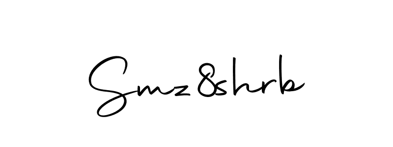 Create a beautiful signature design for name Smz8shrb. With this signature (Autography-DOLnW) fonts, you can make a handwritten signature for free. Smz8shrb signature style 10 images and pictures png