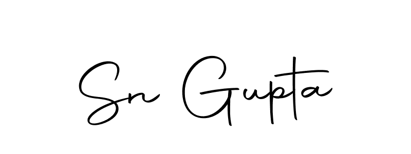 if you are searching for the best signature style for your name Sn Gupta. so please give up your signature search. here we have designed multiple signature styles  using Autography-DOLnW. Sn Gupta signature style 10 images and pictures png