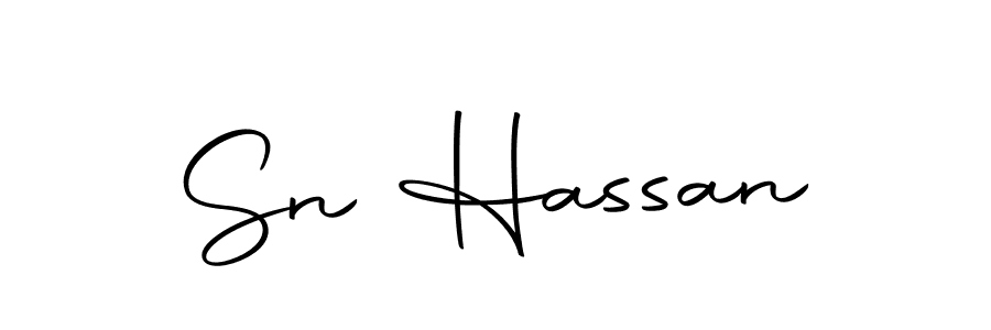 It looks lik you need a new signature style for name Sn Hassan. Design unique handwritten (Autography-DOLnW) signature with our free signature maker in just a few clicks. Sn Hassan signature style 10 images and pictures png