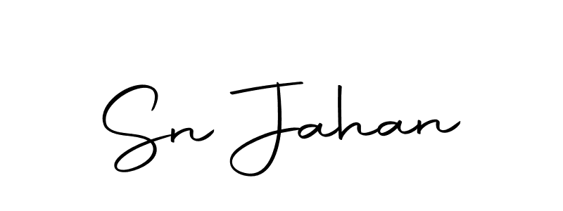 Make a beautiful signature design for name Sn Jahan. Use this online signature maker to create a handwritten signature for free. Sn Jahan signature style 10 images and pictures png