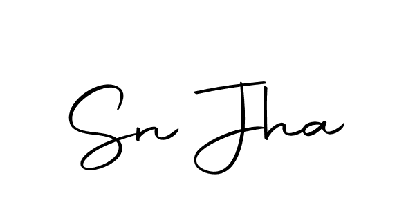 Also we have Sn Jha name is the best signature style. Create professional handwritten signature collection using Autography-DOLnW autograph style. Sn Jha signature style 10 images and pictures png