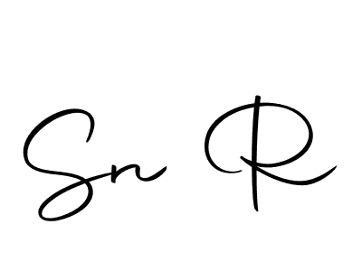 It looks lik you need a new signature style for name Sn R. Design unique handwritten (Autography-DOLnW) signature with our free signature maker in just a few clicks. Sn R signature style 10 images and pictures png