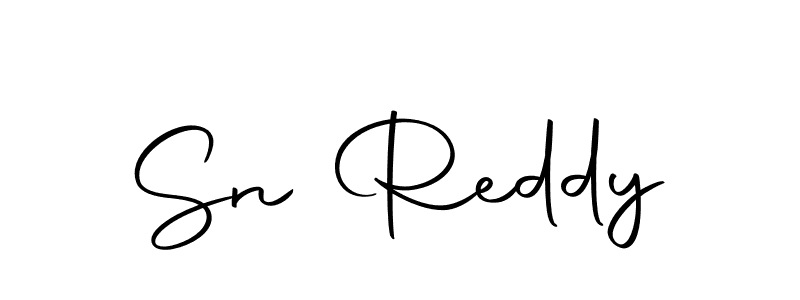 How to make Sn Reddy signature? Autography-DOLnW is a professional autograph style. Create handwritten signature for Sn Reddy name. Sn Reddy signature style 10 images and pictures png