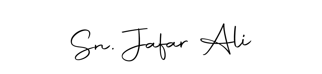 Make a beautiful signature design for name Sn. Jafar Ali. With this signature (Autography-DOLnW) style, you can create a handwritten signature for free. Sn. Jafar Ali signature style 10 images and pictures png