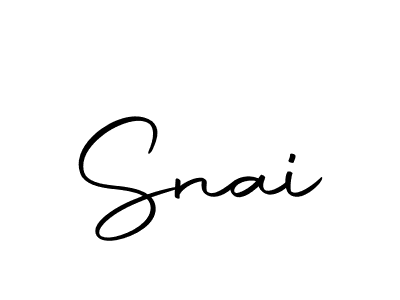 Design your own signature with our free online signature maker. With this signature software, you can create a handwritten (Autography-DOLnW) signature for name Snai. Snai signature style 10 images and pictures png