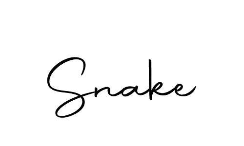 Create a beautiful signature design for name Snake. With this signature (Autography-DOLnW) fonts, you can make a handwritten signature for free. Snake signature style 10 images and pictures png