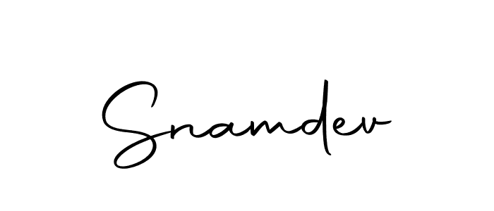 The best way (Autography-DOLnW) to make a short signature is to pick only two or three words in your name. The name Snamdev include a total of six letters. For converting this name. Snamdev signature style 10 images and pictures png