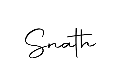 How to make Snath signature? Autography-DOLnW is a professional autograph style. Create handwritten signature for Snath name. Snath signature style 10 images and pictures png
