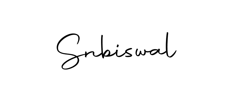 Create a beautiful signature design for name Snbiswal. With this signature (Autography-DOLnW) fonts, you can make a handwritten signature for free. Snbiswal signature style 10 images and pictures png