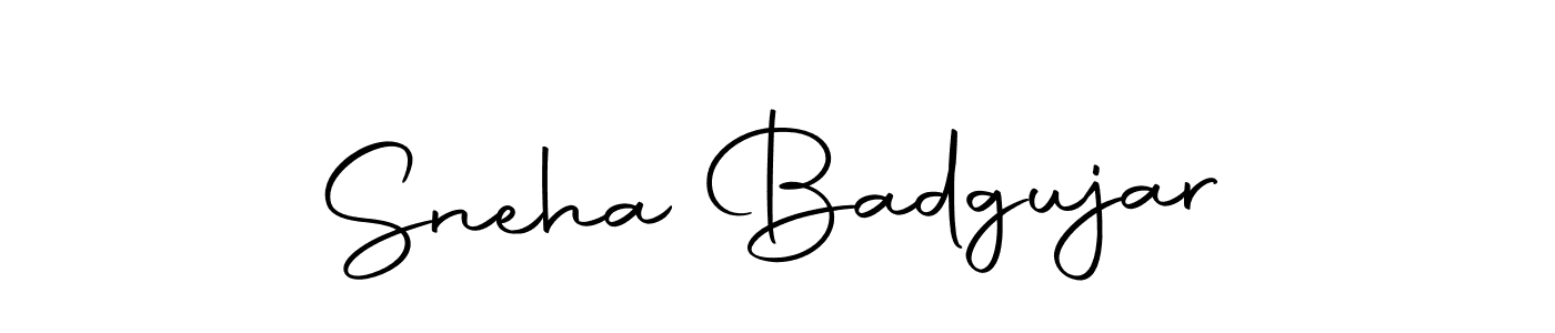 Also we have Sneha Badgujar name is the best signature style. Create professional handwritten signature collection using Autography-DOLnW autograph style. Sneha Badgujar signature style 10 images and pictures png