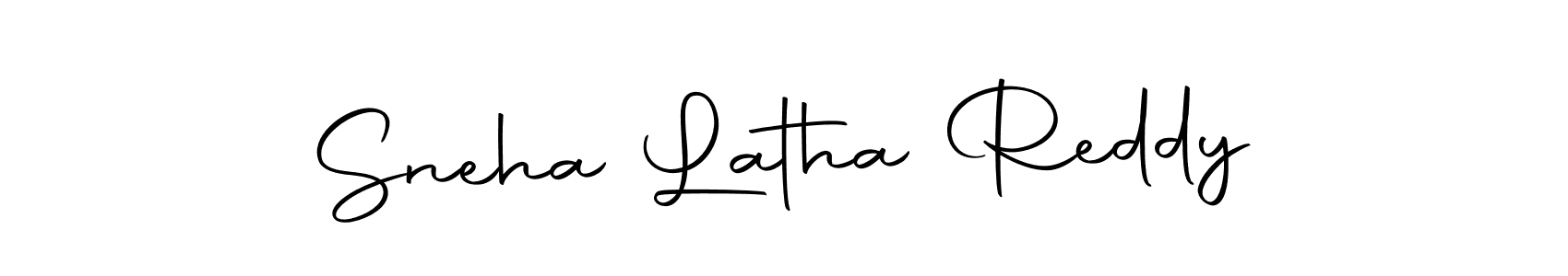 Make a beautiful signature design for name Sneha Latha Reddy. With this signature (Autography-DOLnW) style, you can create a handwritten signature for free. Sneha Latha Reddy signature style 10 images and pictures png