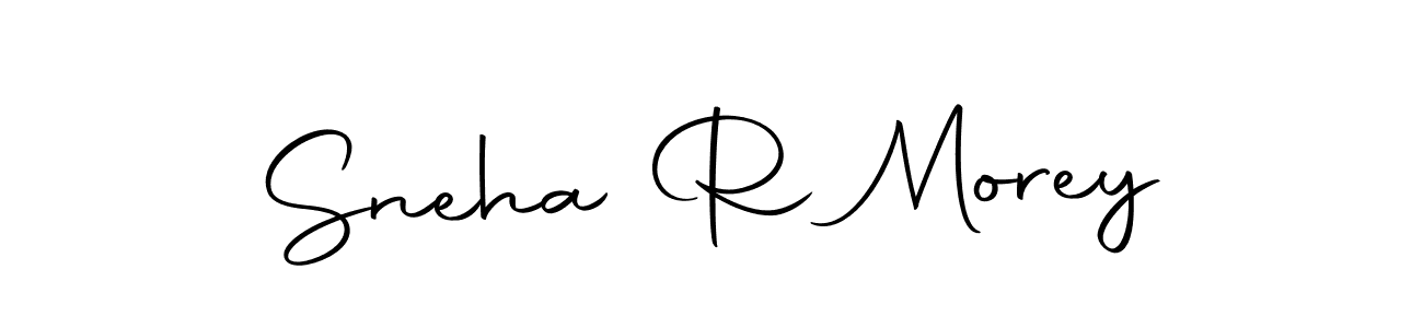Make a beautiful signature design for name Sneha R Morey. With this signature (Autography-DOLnW) style, you can create a handwritten signature for free. Sneha R Morey signature style 10 images and pictures png