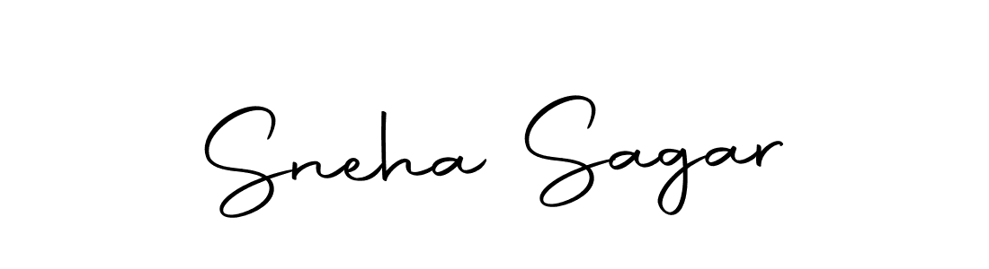 Use a signature maker to create a handwritten signature online. With this signature software, you can design (Autography-DOLnW) your own signature for name Sneha Sagar. Sneha Sagar signature style 10 images and pictures png
