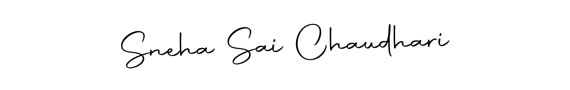 Make a beautiful signature design for name Sneha Sai Chaudhari. With this signature (Autography-DOLnW) style, you can create a handwritten signature for free. Sneha Sai Chaudhari signature style 10 images and pictures png