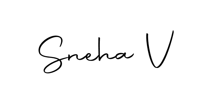 You can use this online signature creator to create a handwritten signature for the name Sneha V. This is the best online autograph maker. Sneha V signature style 10 images and pictures png