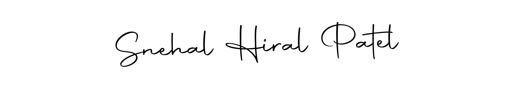 Make a short Snehal Hiral Patel signature style. Manage your documents anywhere anytime using Autography-DOLnW. Create and add eSignatures, submit forms, share and send files easily. Snehal Hiral Patel signature style 10 images and pictures png
