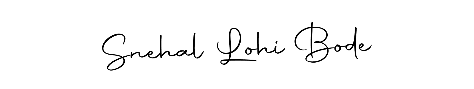 Also we have Snehal Lohi Bode name is the best signature style. Create professional handwritten signature collection using Autography-DOLnW autograph style. Snehal Lohi Bode signature style 10 images and pictures png