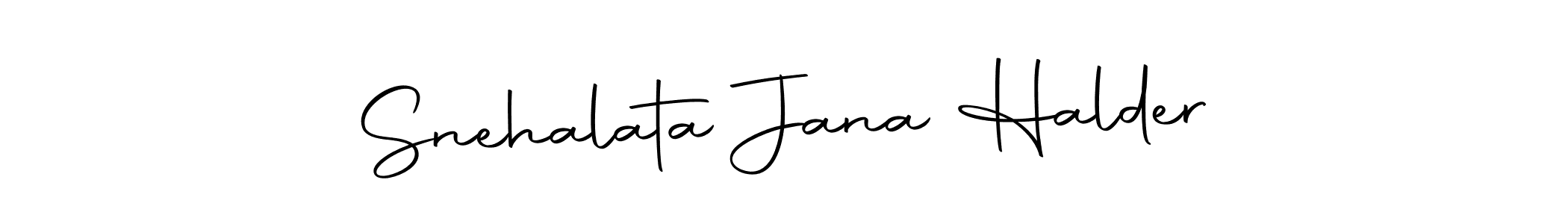 Design your own signature with our free online signature maker. With this signature software, you can create a handwritten (Autography-DOLnW) signature for name Snehalata Jana Halder. Snehalata Jana Halder signature style 10 images and pictures png