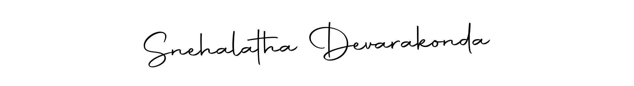 Make a short Snehalatha Devarakonda signature style. Manage your documents anywhere anytime using Autography-DOLnW. Create and add eSignatures, submit forms, share and send files easily. Snehalatha Devarakonda signature style 10 images and pictures png