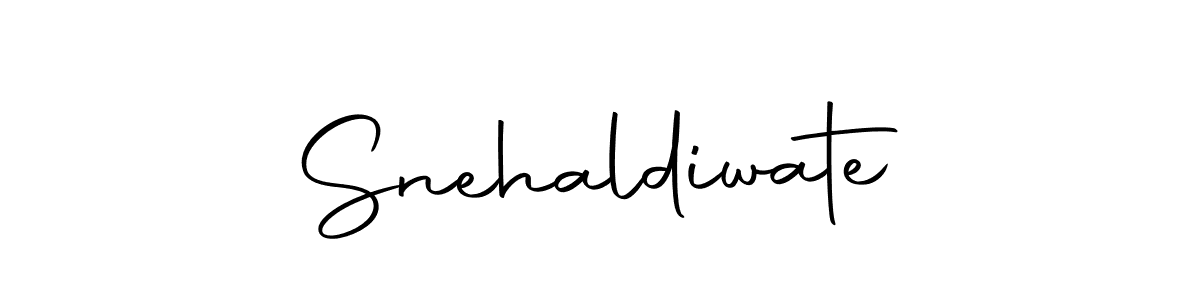 How to make Snehaldiwate signature? Autography-DOLnW is a professional autograph style. Create handwritten signature for Snehaldiwate name. Snehaldiwate signature style 10 images and pictures png