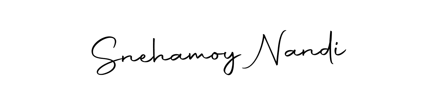 Snehamoy Nandi stylish signature style. Best Handwritten Sign (Autography-DOLnW) for my name. Handwritten Signature Collection Ideas for my name Snehamoy Nandi. Snehamoy Nandi signature style 10 images and pictures png