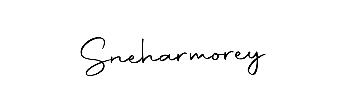 Similarly Autography-DOLnW is the best handwritten signature design. Signature creator online .You can use it as an online autograph creator for name Sneharmorey. Sneharmorey signature style 10 images and pictures png