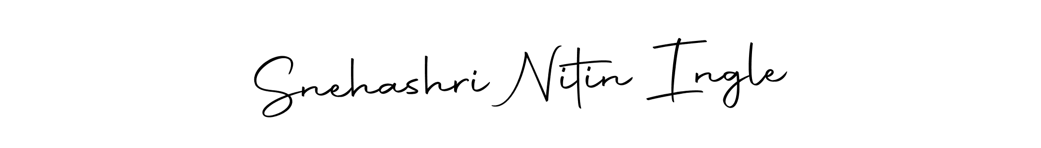 Make a beautiful signature design for name Snehashri Nitin Ingle. Use this online signature maker to create a handwritten signature for free. Snehashri Nitin Ingle signature style 10 images and pictures png