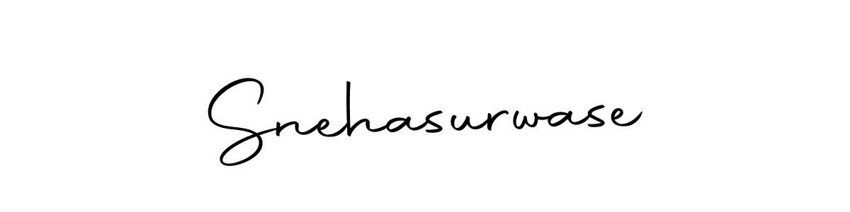Create a beautiful signature design for name Snehasurwase. With this signature (Autography-DOLnW) fonts, you can make a handwritten signature for free. Snehasurwase signature style 10 images and pictures png