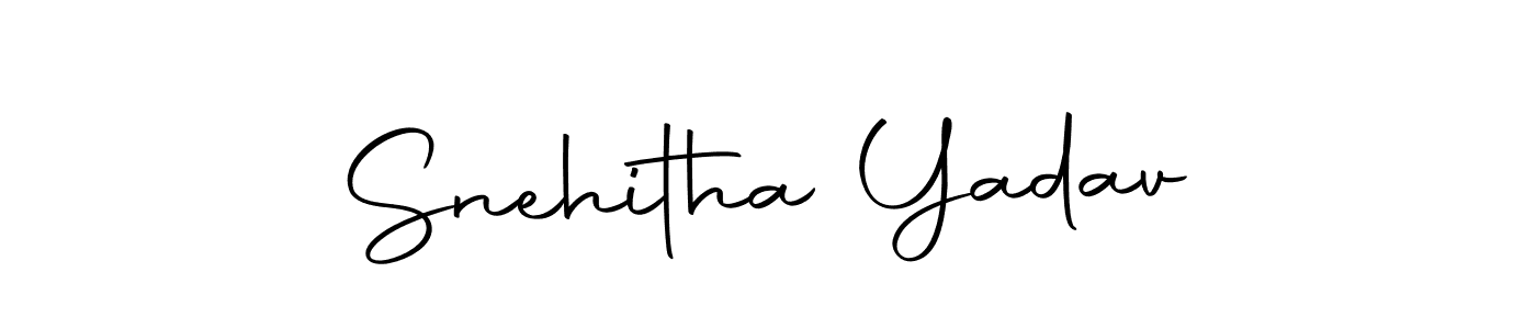 Snehitha Yadav stylish signature style. Best Handwritten Sign (Autography-DOLnW) for my name. Handwritten Signature Collection Ideas for my name Snehitha Yadav. Snehitha Yadav signature style 10 images and pictures png